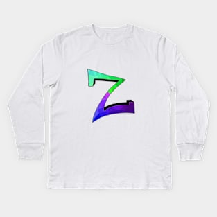 Zeppelin Games Black Logo Kids Long Sleeve T-Shirt